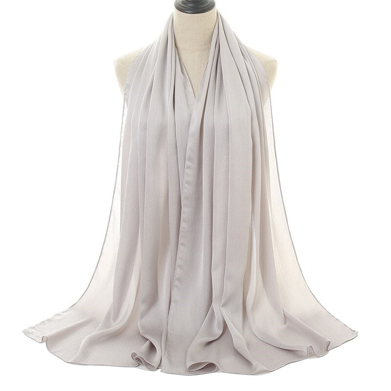 Silk Chiffon Crinkle - Chaddors