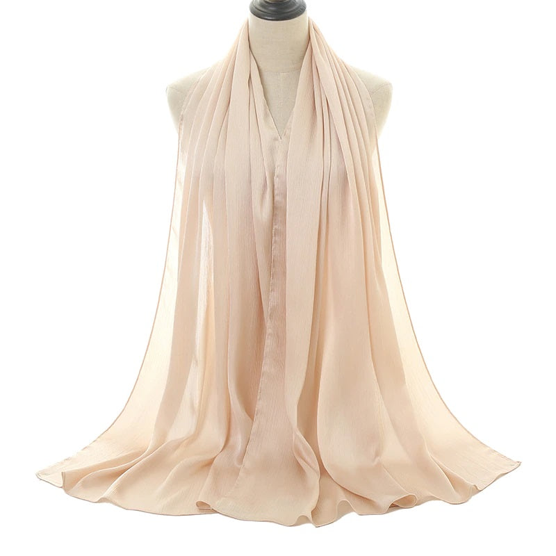Silk Chiffon Crinkle - Chaddors