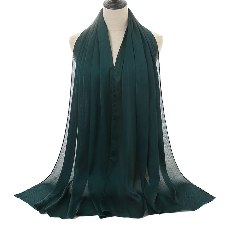 Silk Chiffon Crinkle - Chaddors