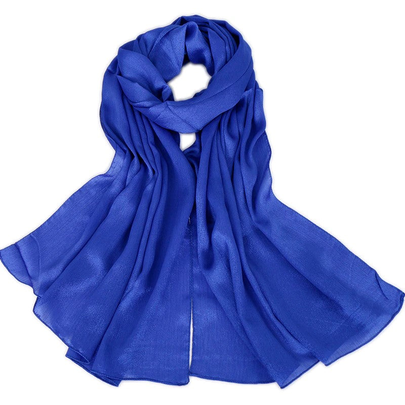 Silk Solid Hijabs + - Chaddors