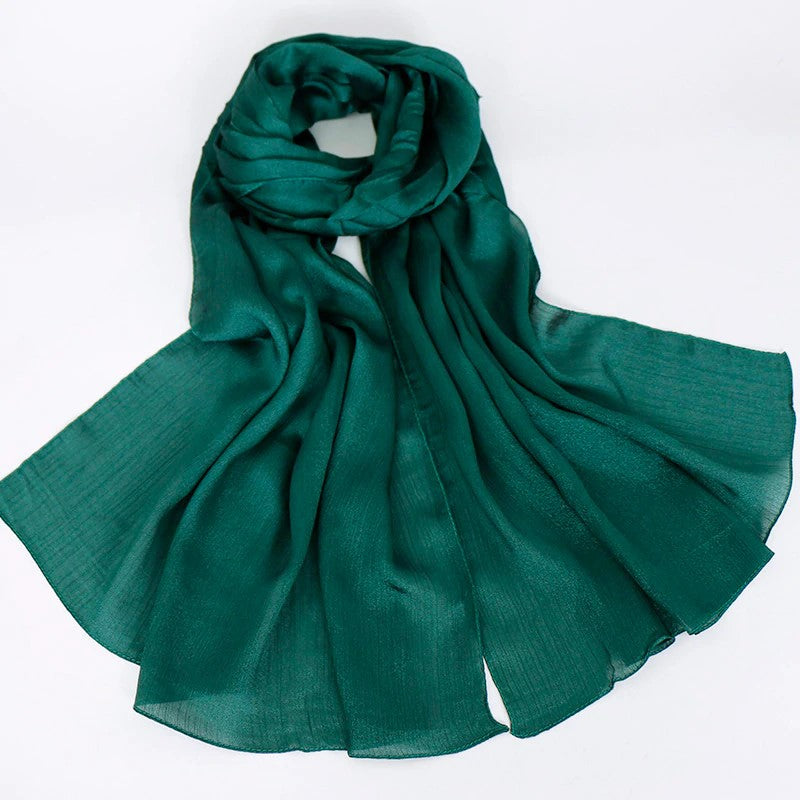 Silk Solid Hijabs + - Chaddors