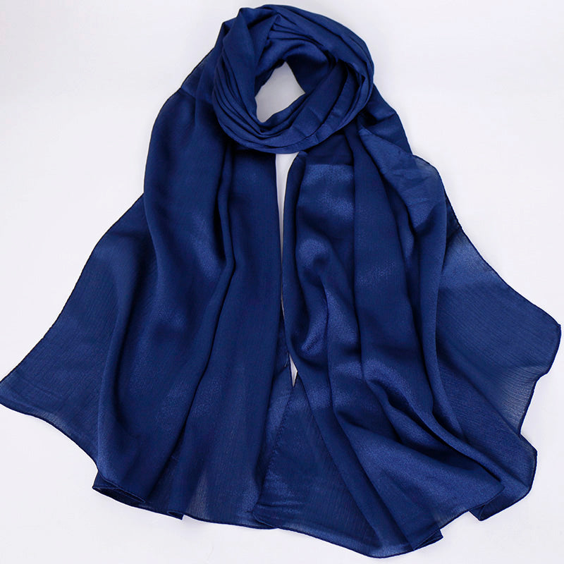 Silk Solid Hijabs + - Chaddors