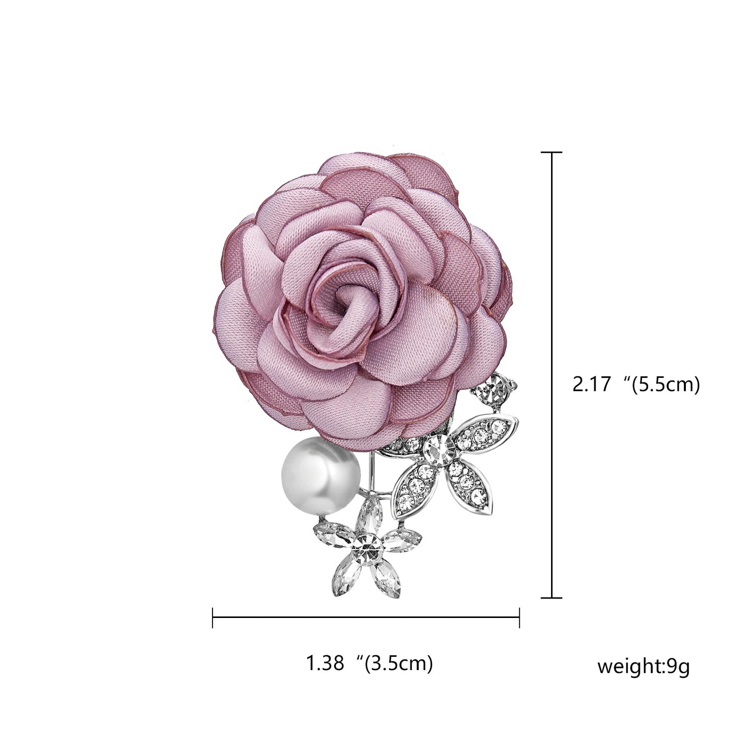 Purple Flower Brooch #2