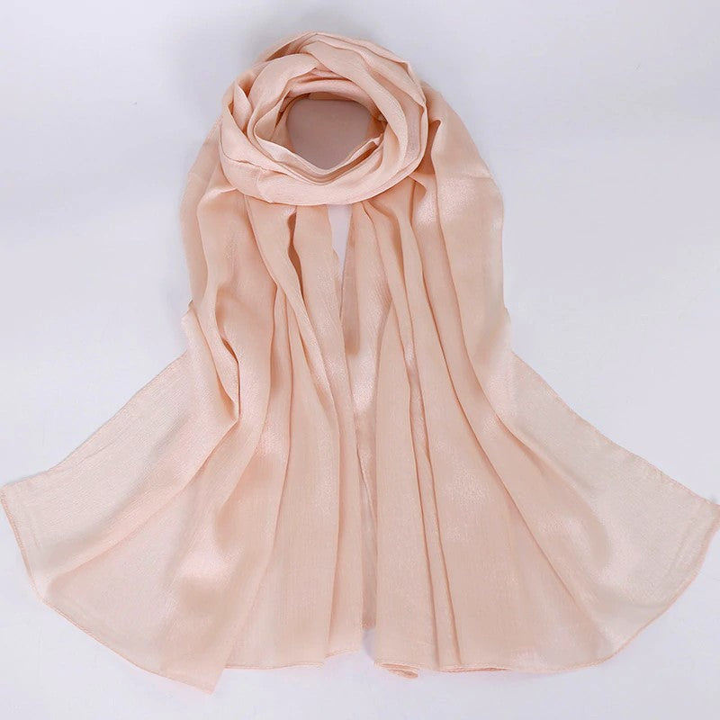 Silk Solid Hijabs + - Chaddors