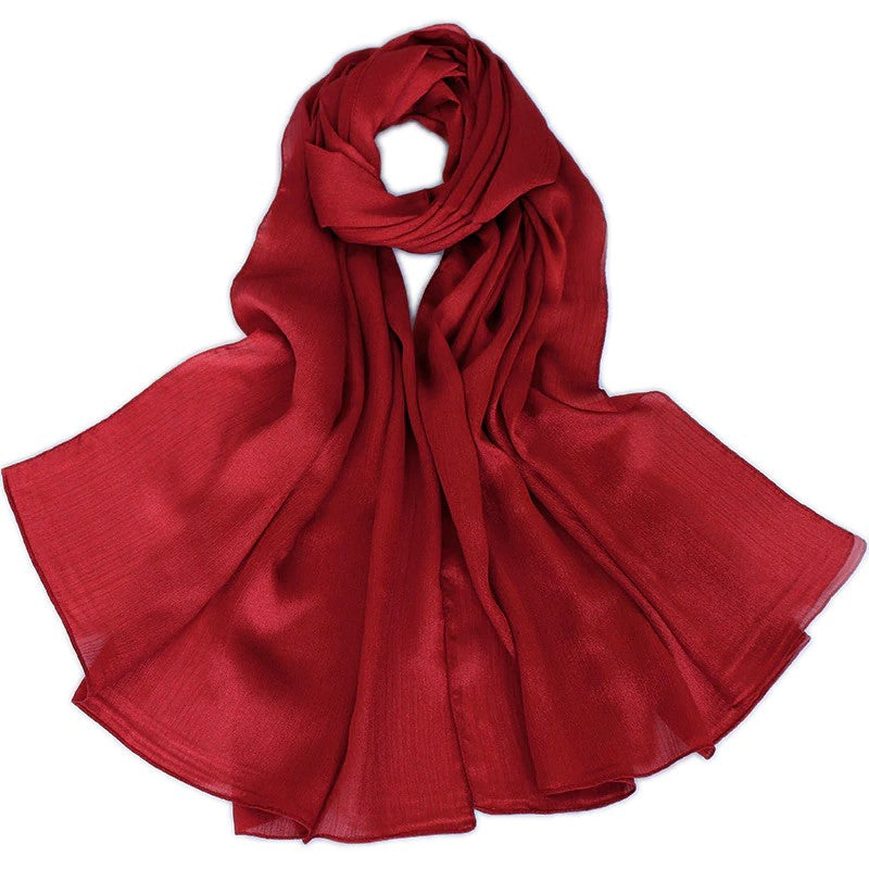 Silk Solid Hijabs + - Chaddors