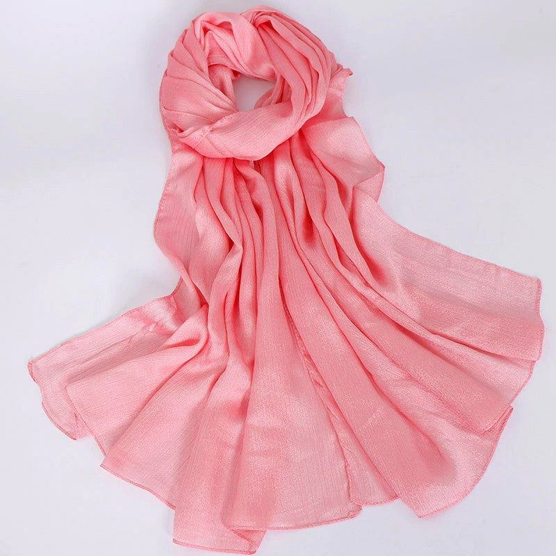 Silk Solid Hijabs + - Chaddors
