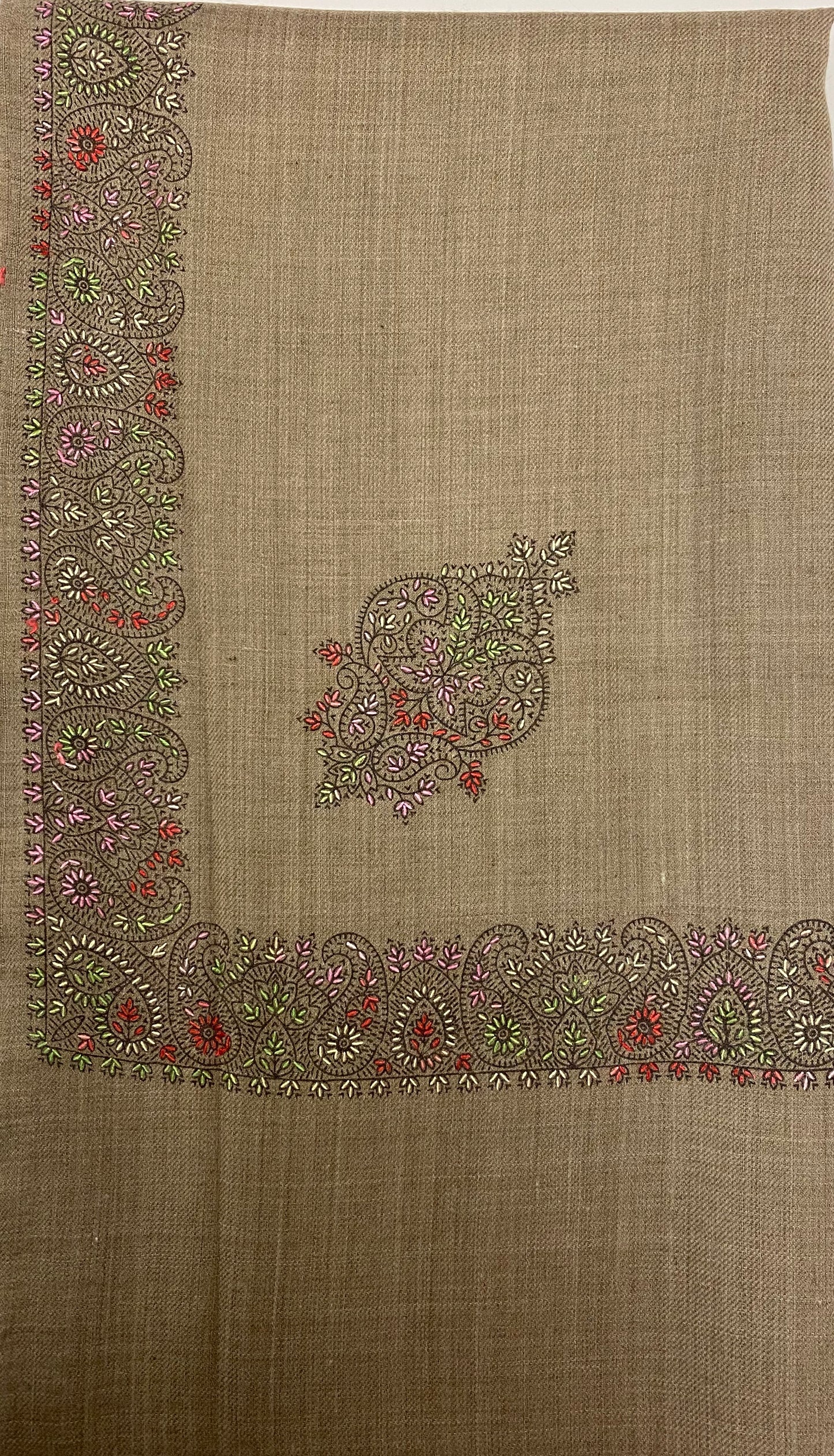 Ayesha Pure Pashmina Embroidered Shawl