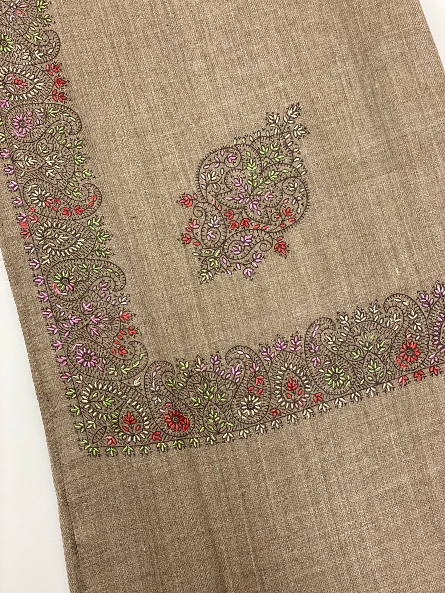 Ayesha Pure Pashmina Embroidered Shawl