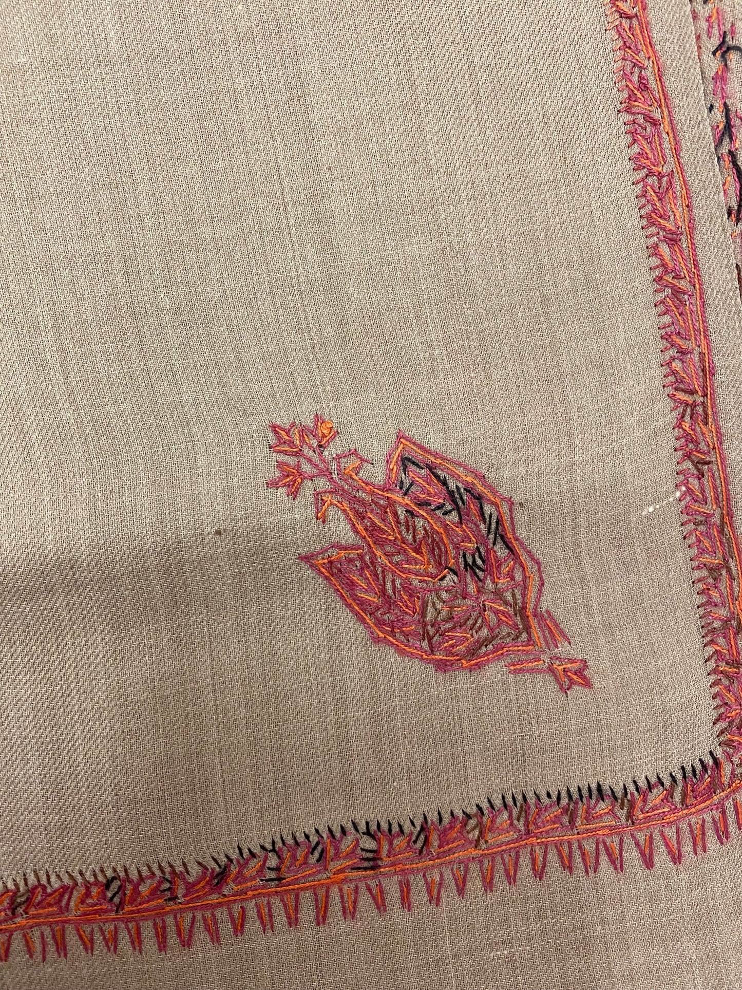 Tayyaba Pure Pashmina Embroidered Shawl