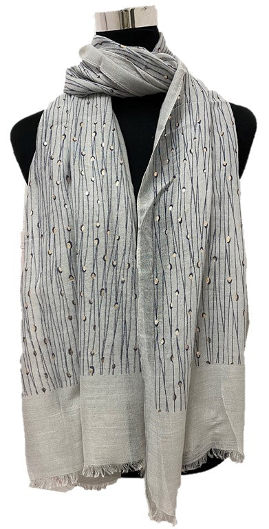 Matellic Pattern Hijabs +