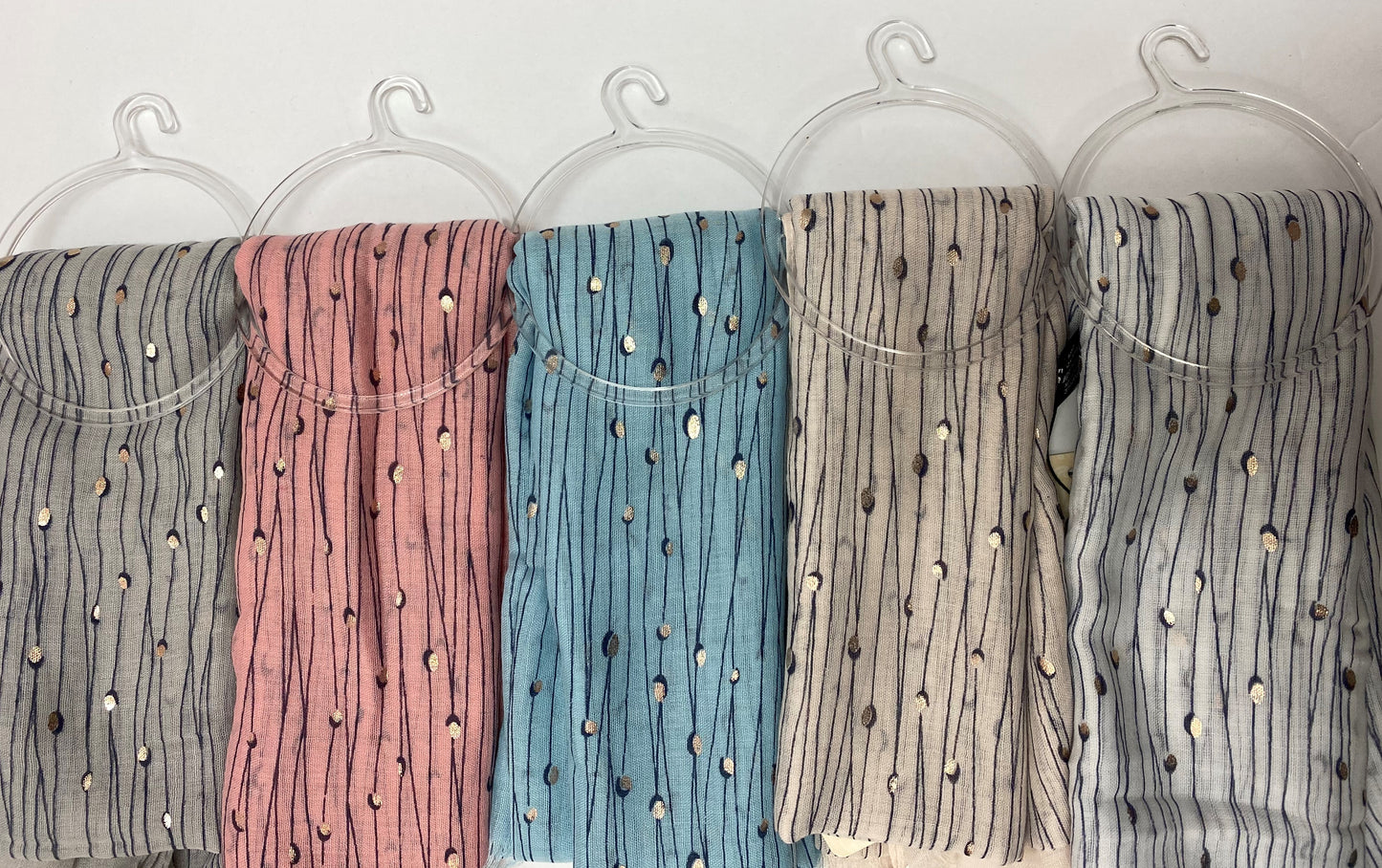 Matellic Pattern Hijabs +