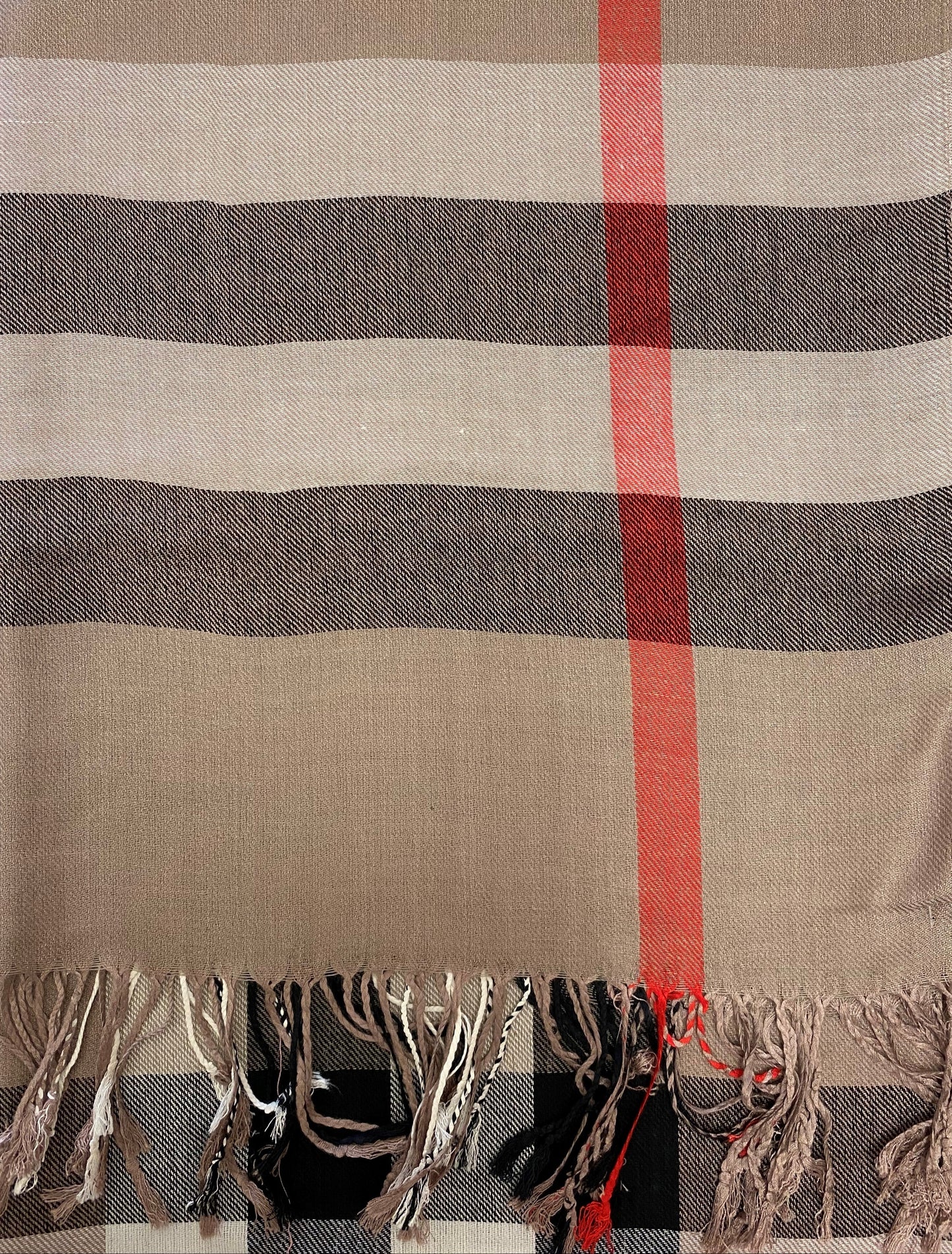 Taupe Burbs Scarf