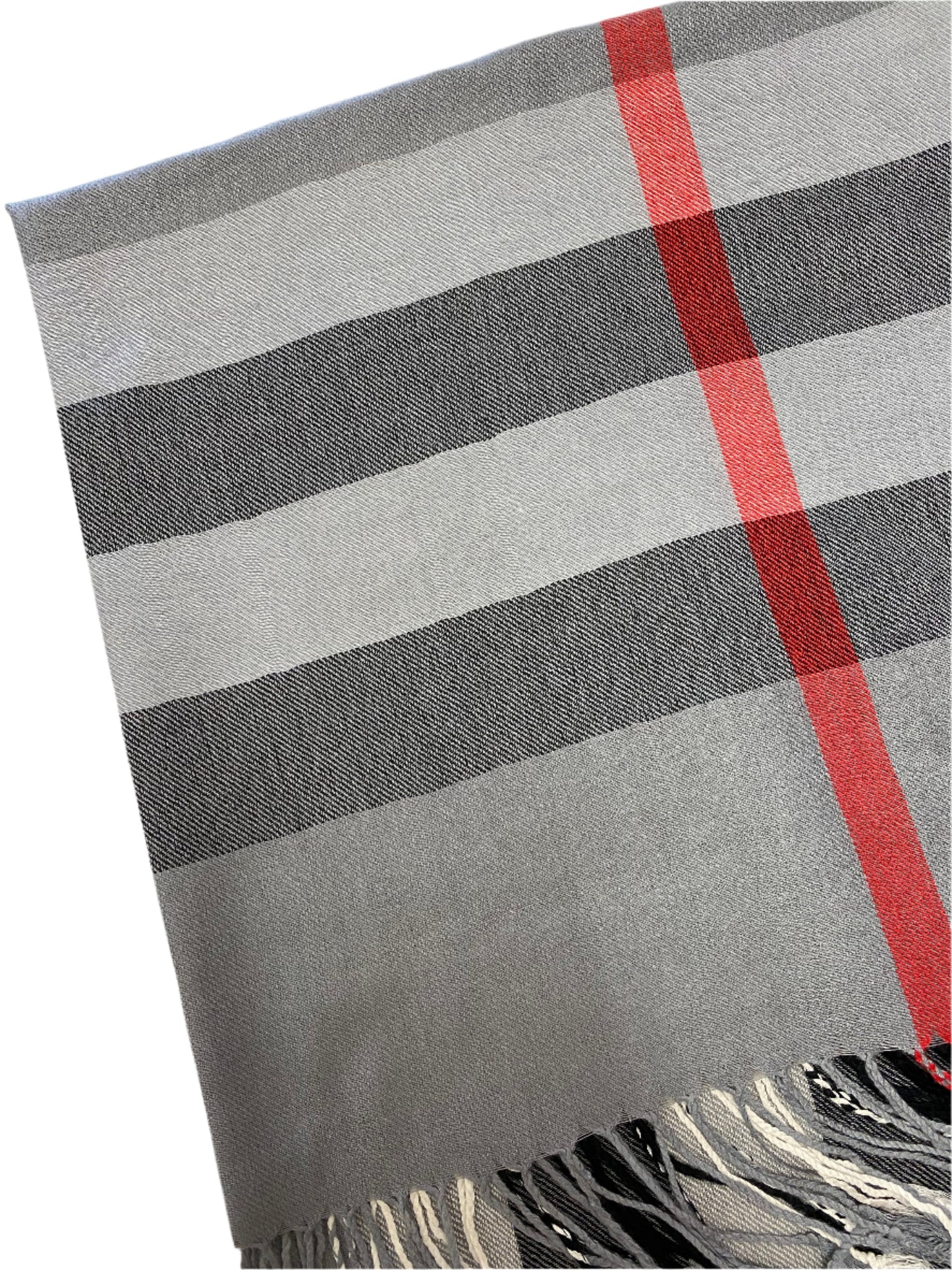 Gray Burbs Scarf