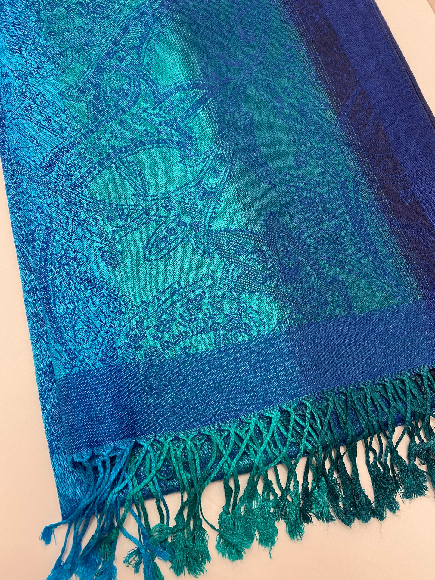 Turquoise Pashmina