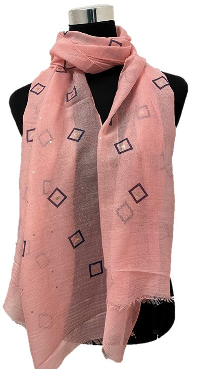 Squares with glitter dots Hijabs +