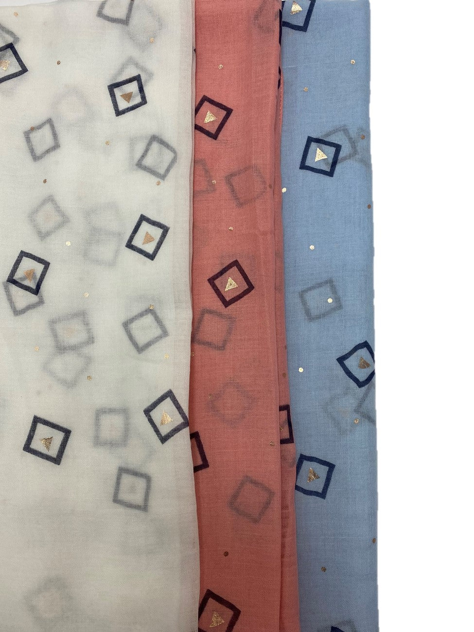 Squares with glitter dots Hijabs +