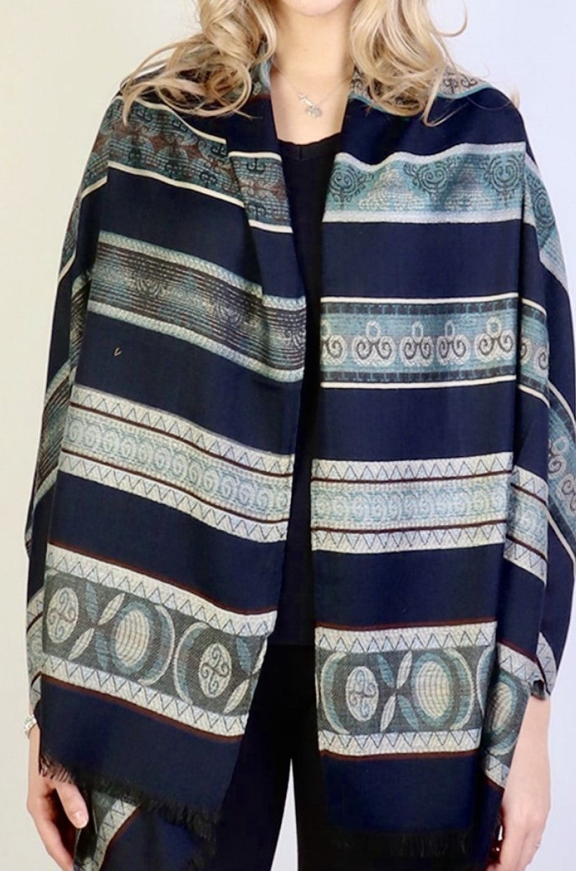 Abstract Viscose Scarf + - Chaddors