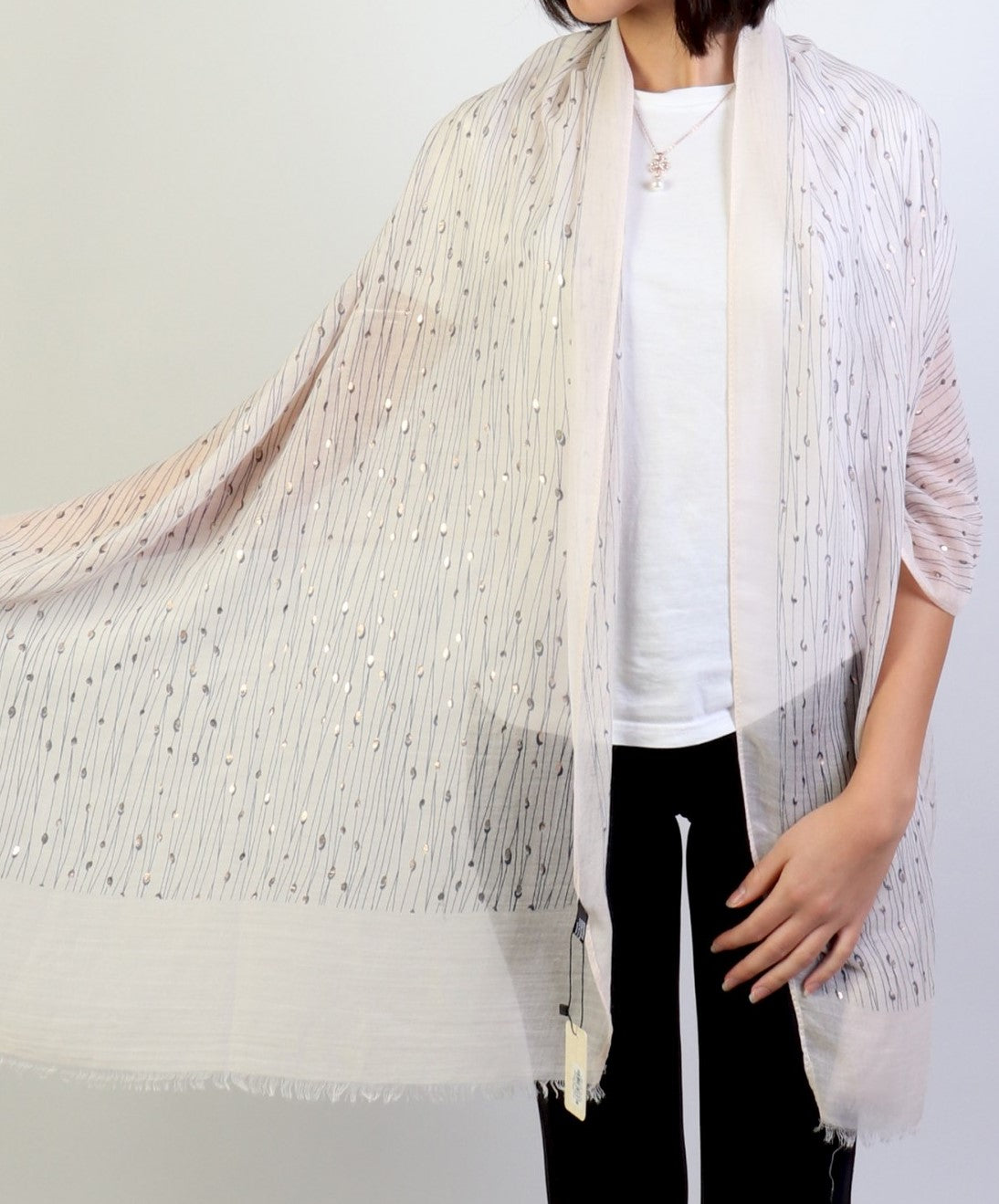 Matellic Pattern Hijabs +