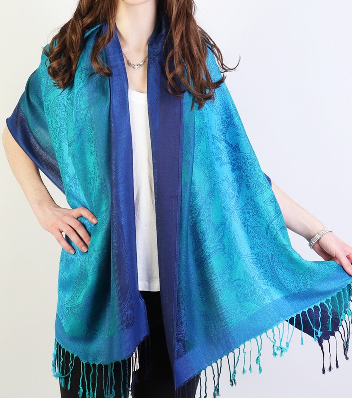Turquoise Pashmina