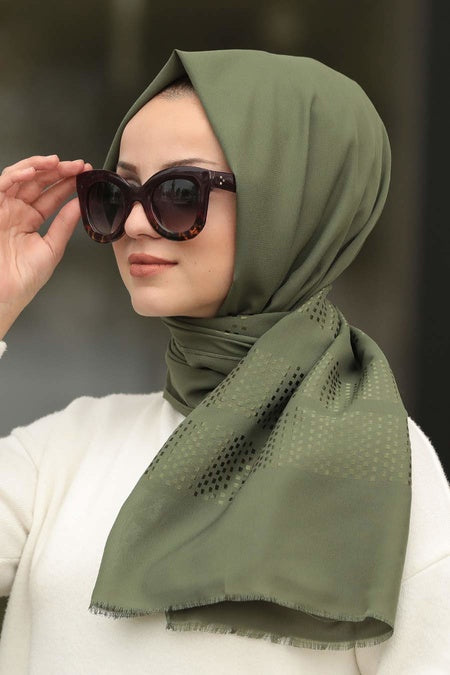 Satin Border Turkish Hijab + - Chaddors