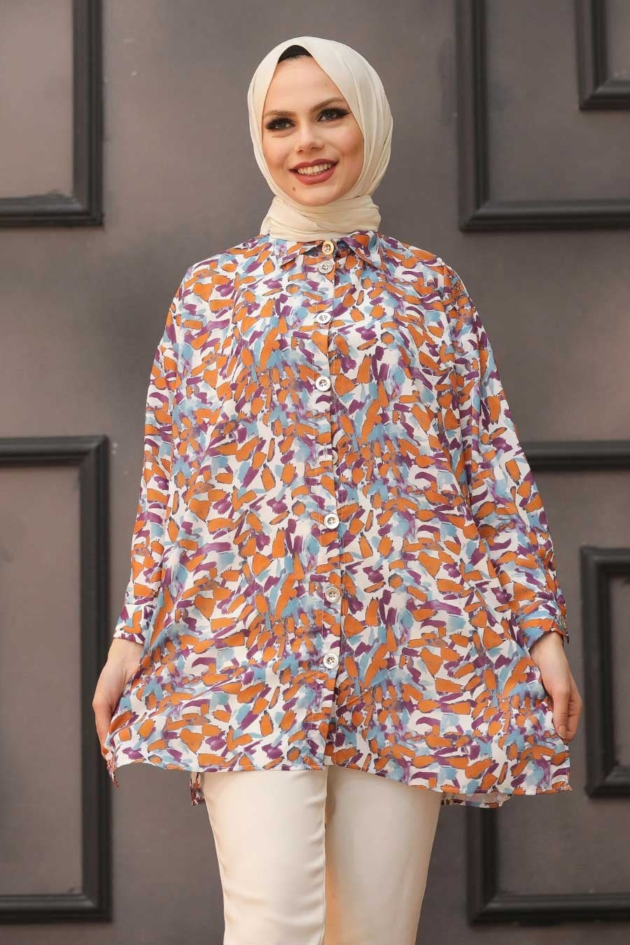 Color Spash Turkish Tunic