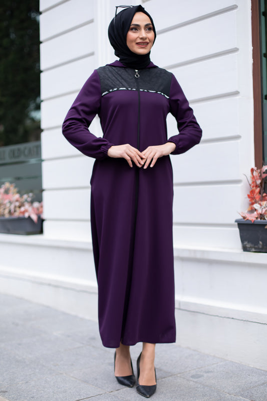 Purple Turkish Abaya