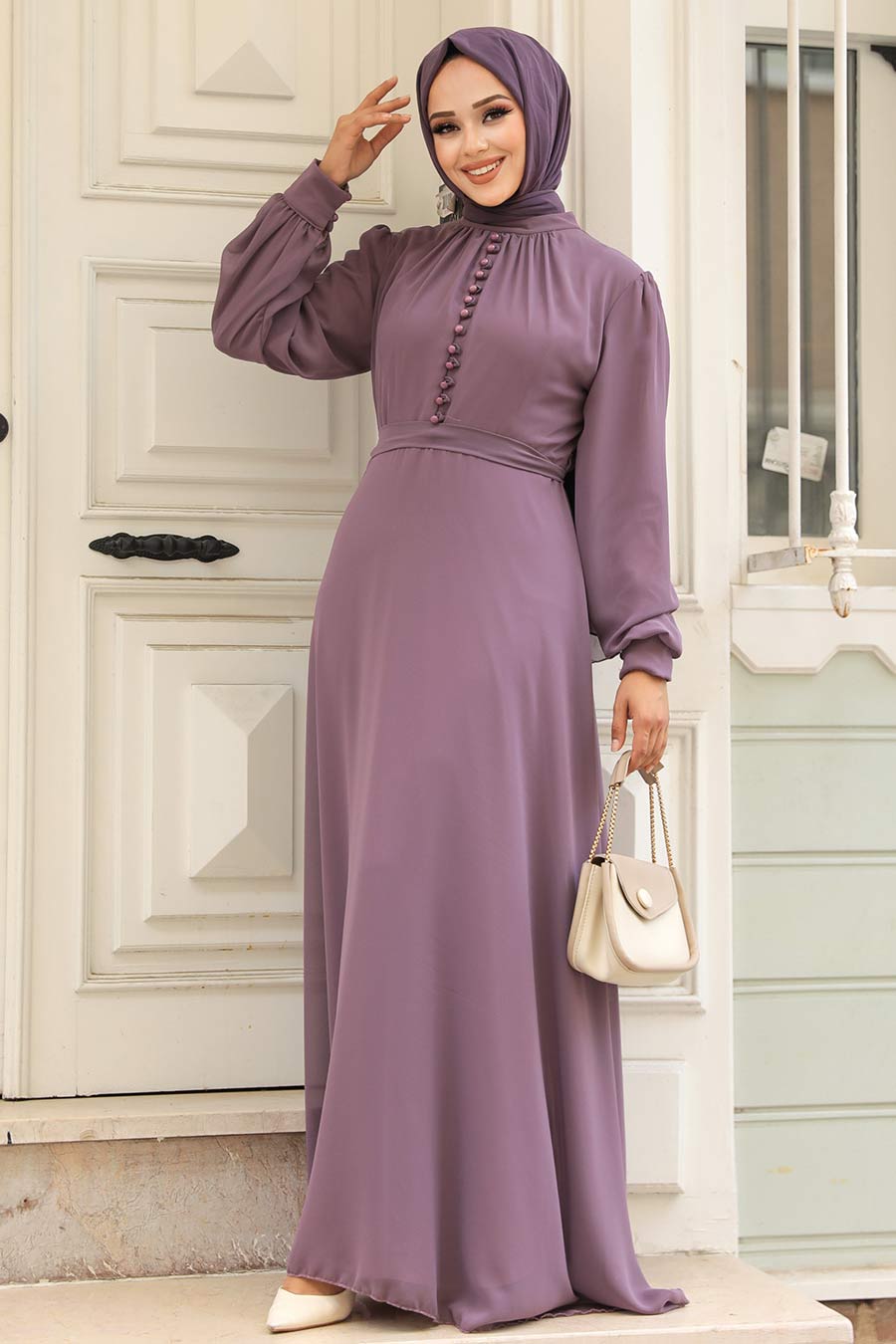 Dried Rose Turkish Dress - Chaddors