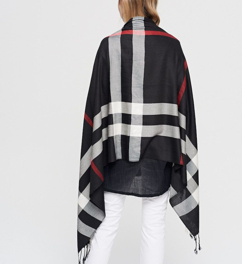 Black Burbs Scarf - Chaddors