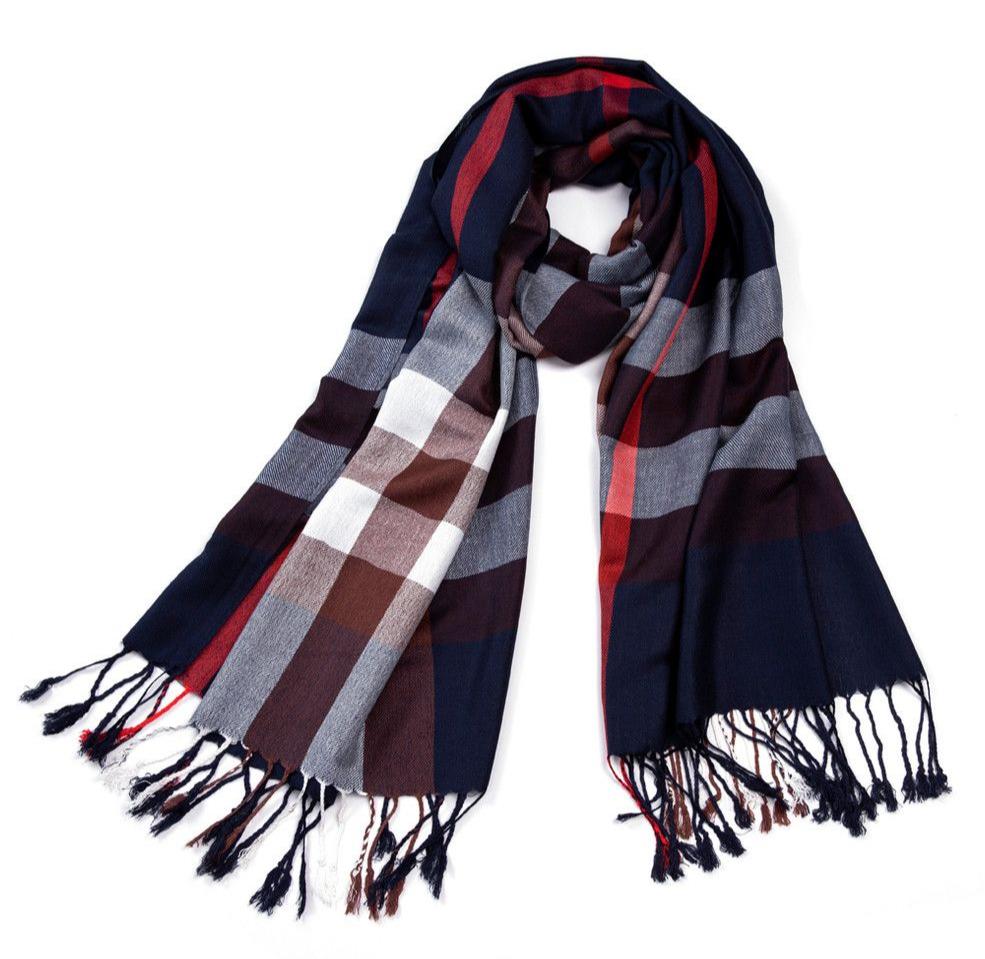 Navy Burbs Scarf - Chaddors