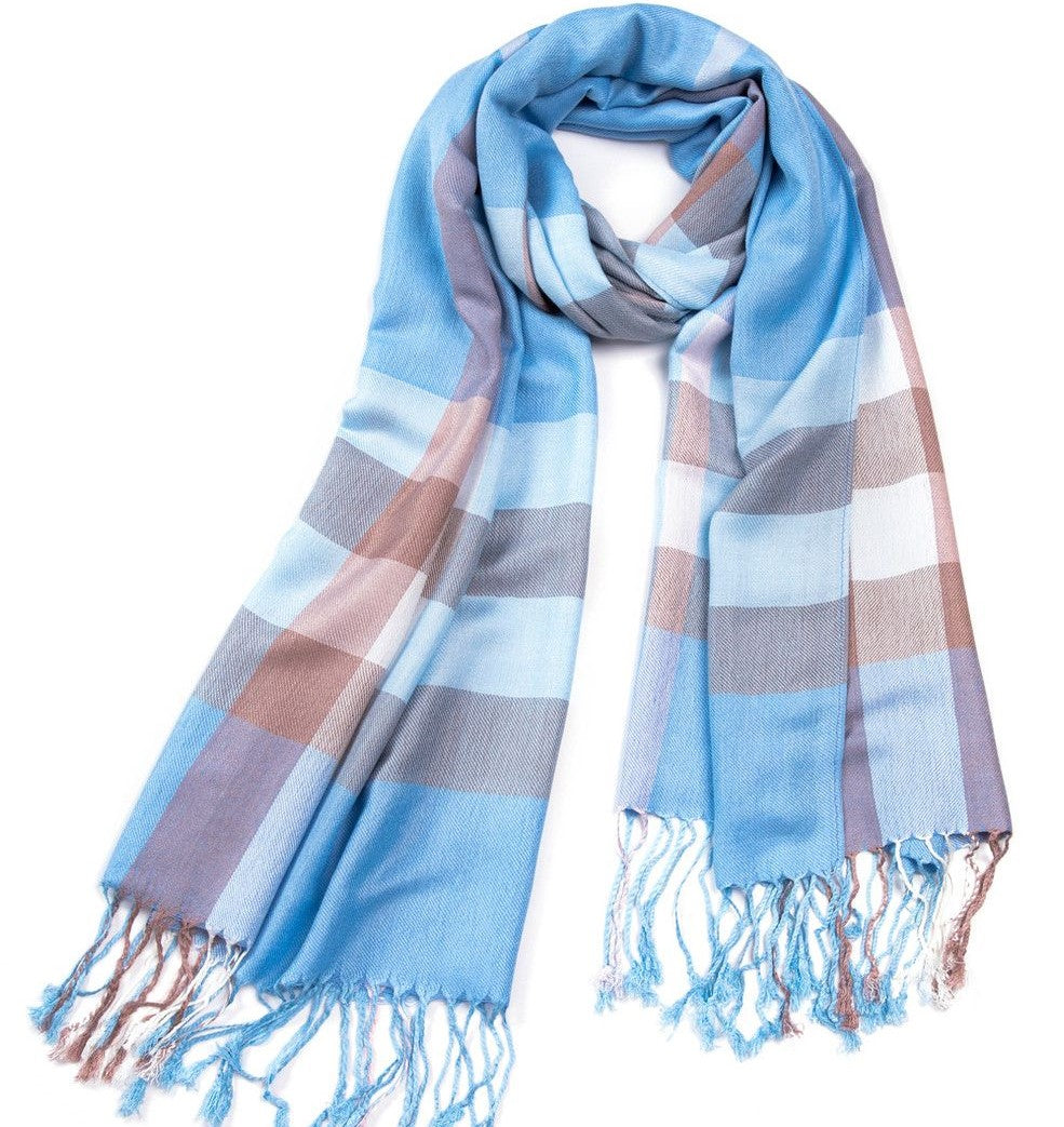 Light Blue Burbs Scarf