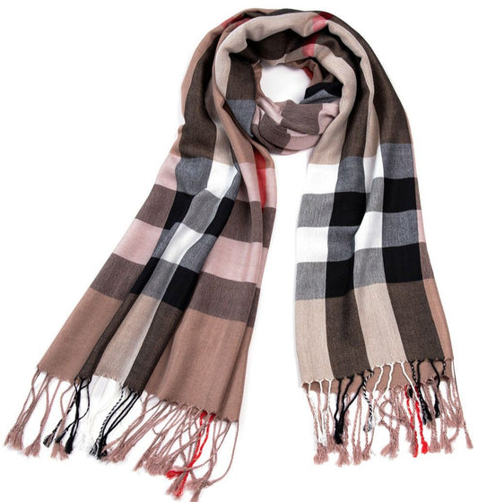 Taupe Burbs Scarf
