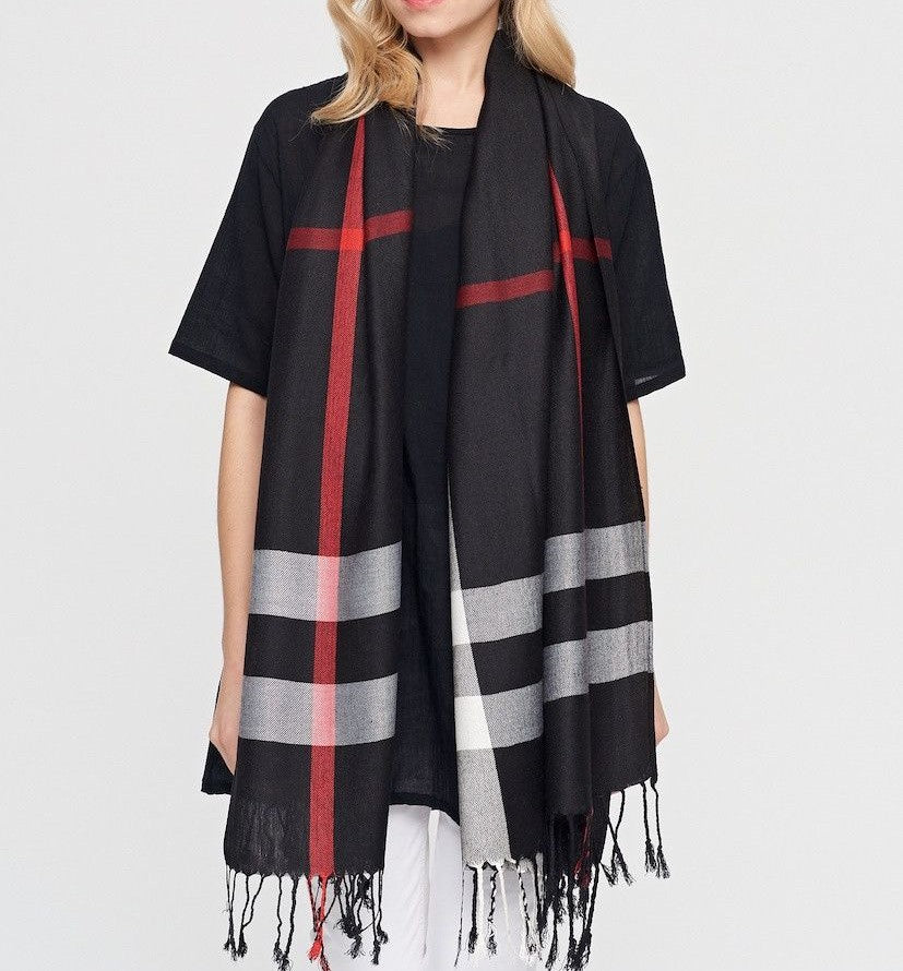 Black Burbs Scarf - Chaddors