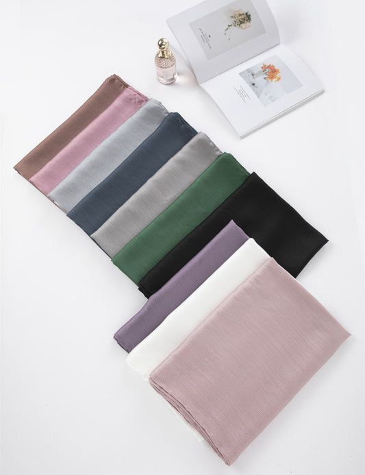 Silk Chiffon Crinkle - Chaddors