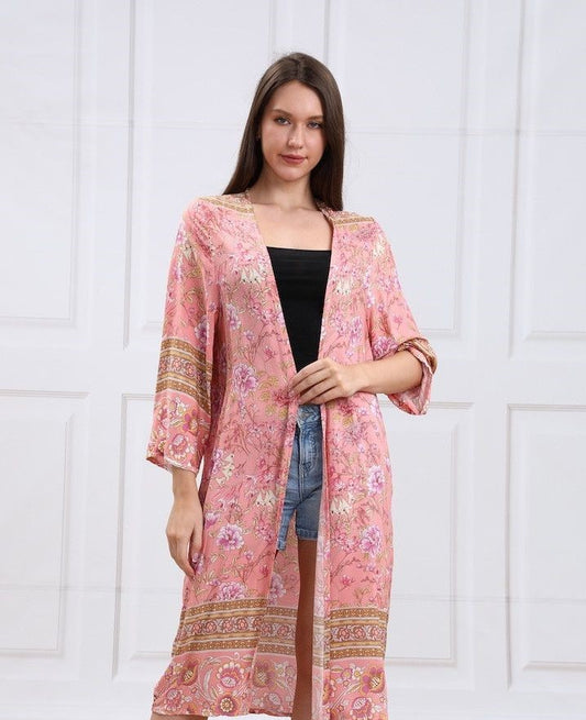 Pinkish Peach Cotton Cardigans