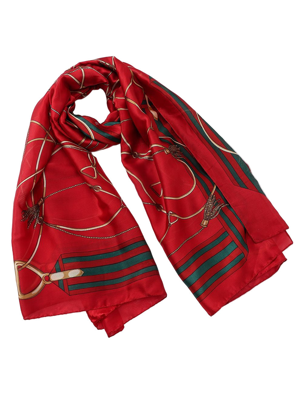 Red Equestrian Hijab