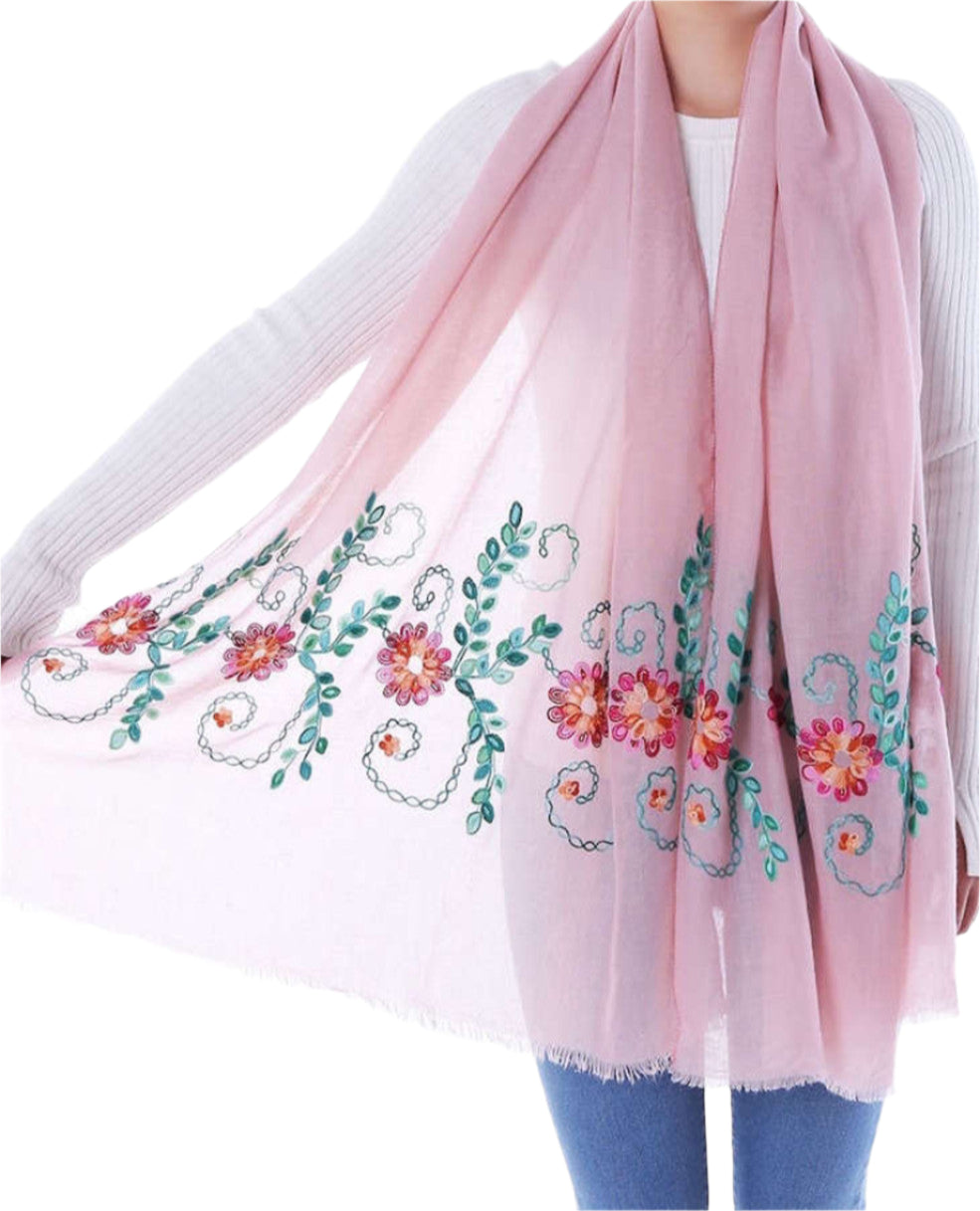 Multi Embroidery Hijab + - Chaddors