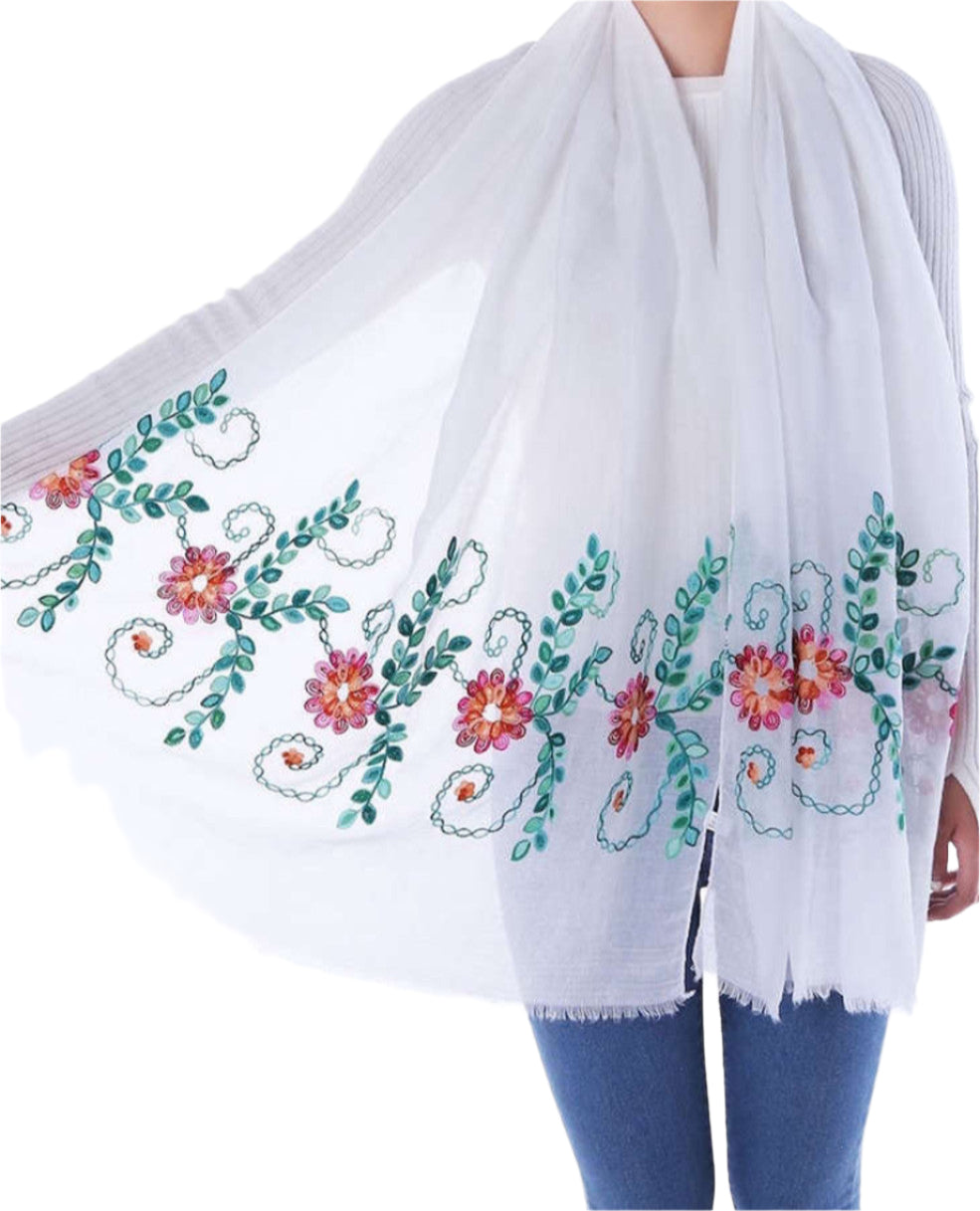 Multi Embroidery Hijab + - Chaddors