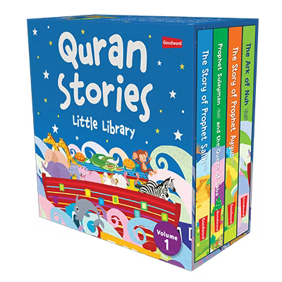 Quran Stories - Little Library - Vol.1 (4 Board Books Set) - Chaddors