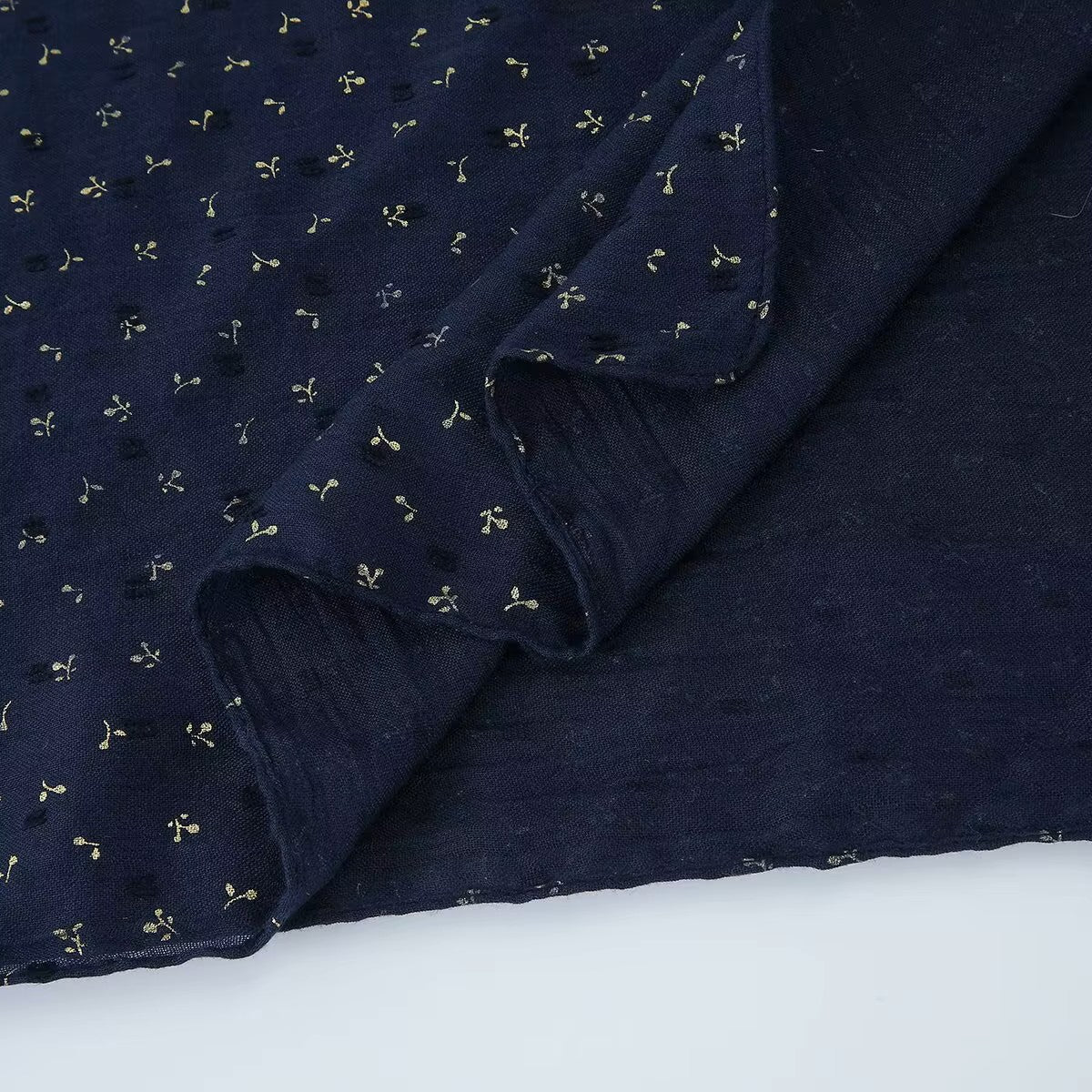 Gold Foil Stamped Viscose Hijabs + - Chaddors