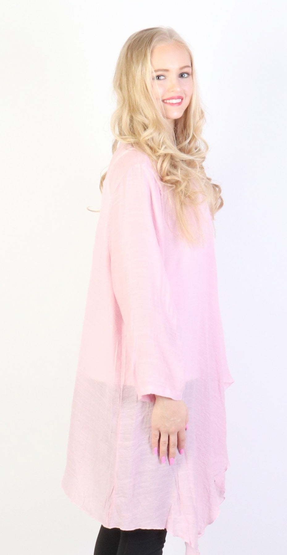 Pink Maxi Cardigan - Chaddors