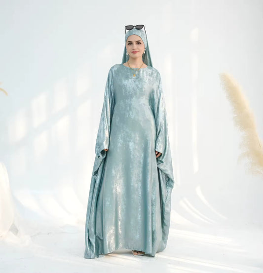 Shinny Butterfly Abaya - Chaddors