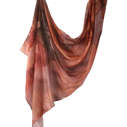 Watercolor Ember Modal Viscose Hijab