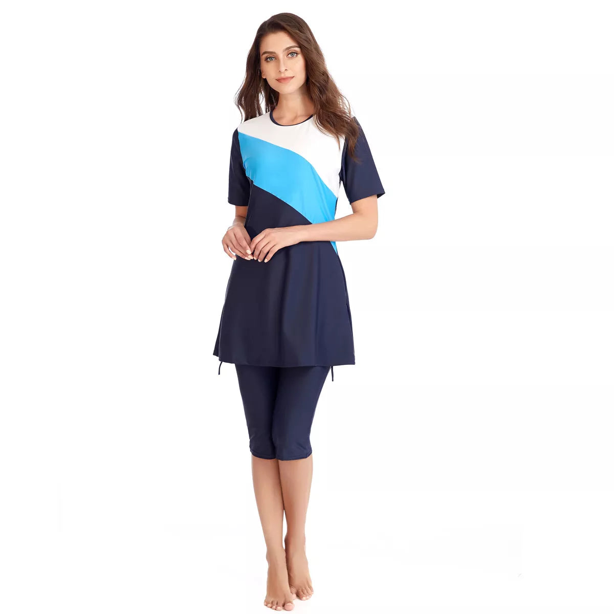 Turquoise and Navy Burkini - Chaddors