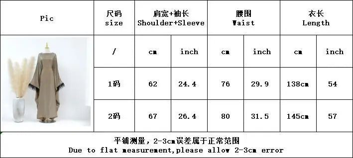 Khakhi Feather Sleeves Shinny Butterfly Abaya