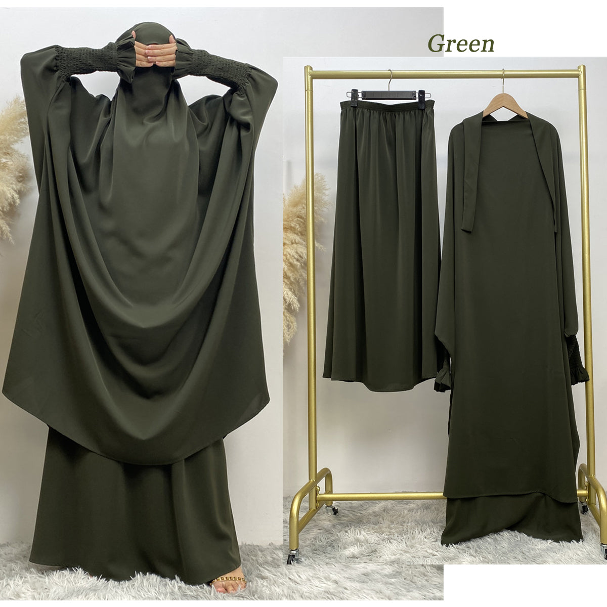 Luxury 2 Pc Jilbab - Chaddors