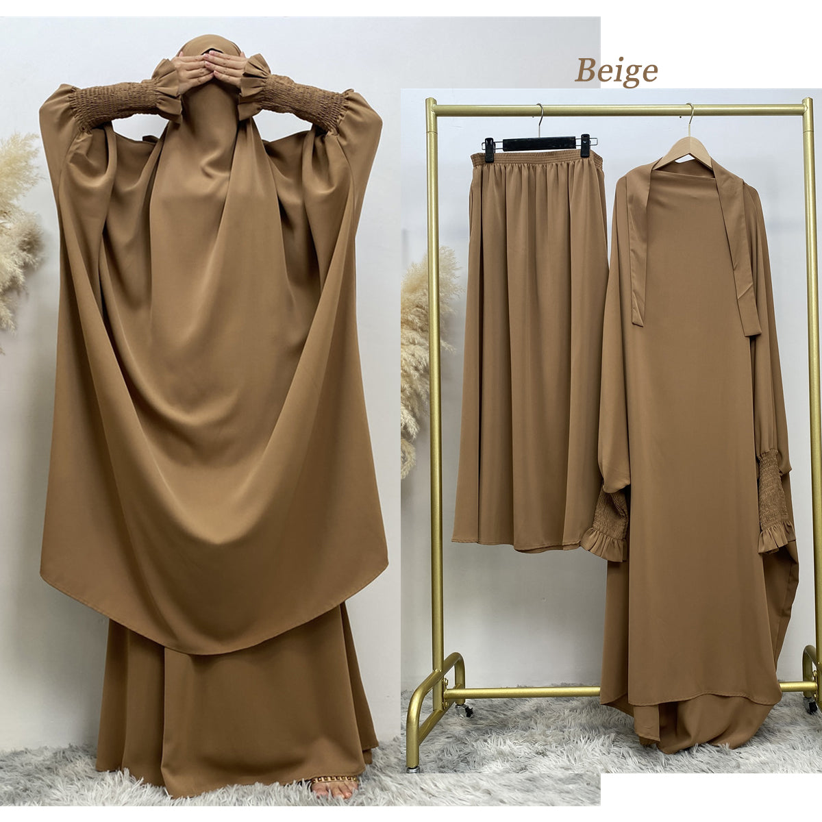 Luxury 2 Pc Jilbab - Chaddors