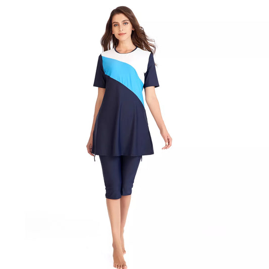 Turquoise and Navy Burkini - Chaddors