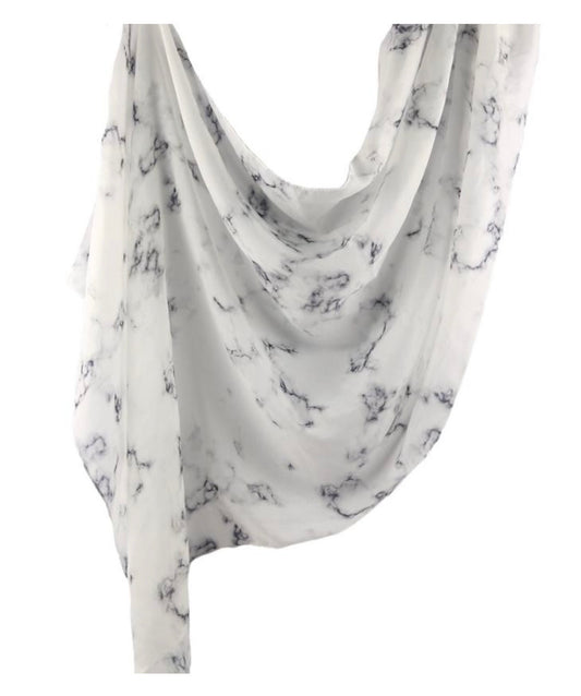 Arctic Marble Viscose Modal Hijab - Chaddors