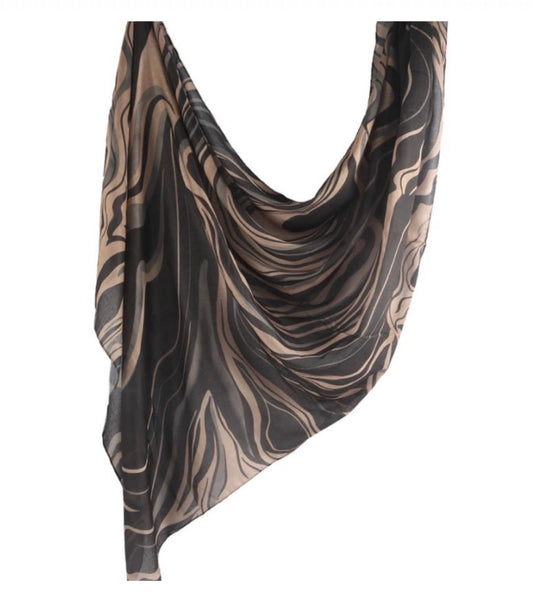 Desert Swirl Viscose Modal Hijab - Chaddors