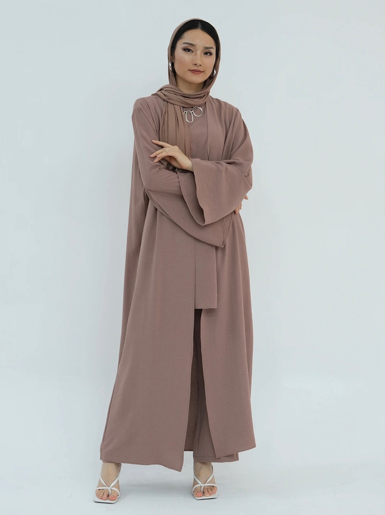 3 Piece Abaya Set